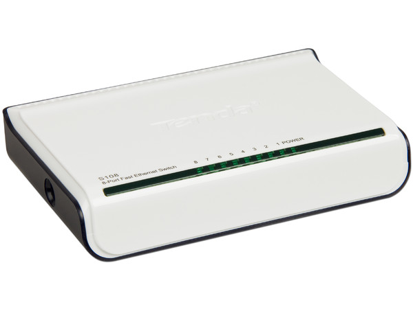 Switch Tenda de 8 Puertos, 10/100 Mbps.