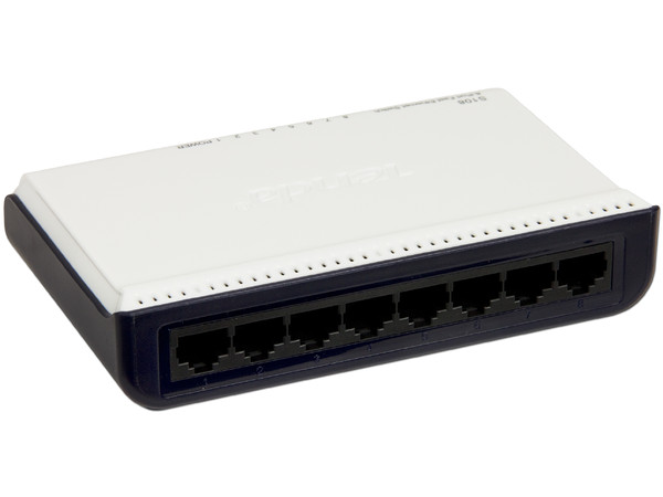 Switch Tenda de 8 Puertos, 10/100 Mbps.