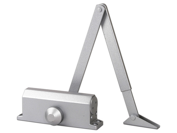 Brazo superior YLI Electronic para puerta con cierre automático, soporta puertas de hasta 100 Kg.