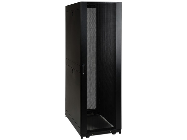 Gabinete para servidor TrippLite SmartRack de 42U de profundidad estándar.