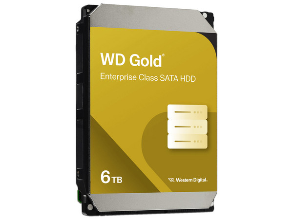Disco Duro Para Servidor Western Digital WD Gold de 6TB, Caché 256MB, 7200 RPM, SATA III (6.0 Gb/s).