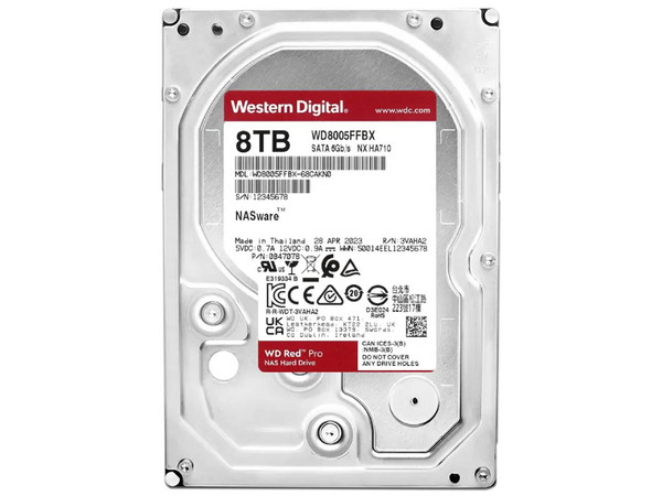 Disco Duro Para NAS Western Digital WD Red Pro de 8TB, 3.5