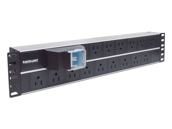 PDU Barra multicontactos de 15 salidas para montaje en 2U de rack de 19