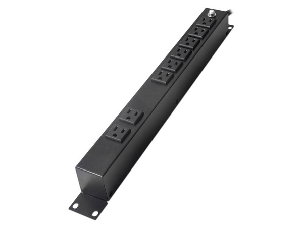 PDU Barra horizontal multicontacto LinkedPro HTCM-1U con 8 salidas para montaje en rack de 19