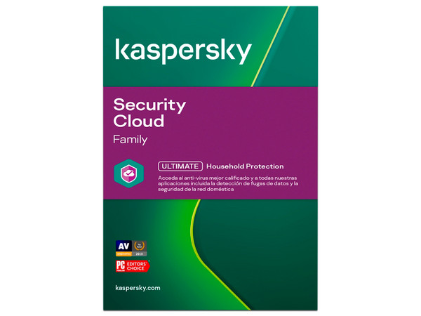 HP Kaspersky Security Cloud Family, 10 Usuarios por 1 Año.