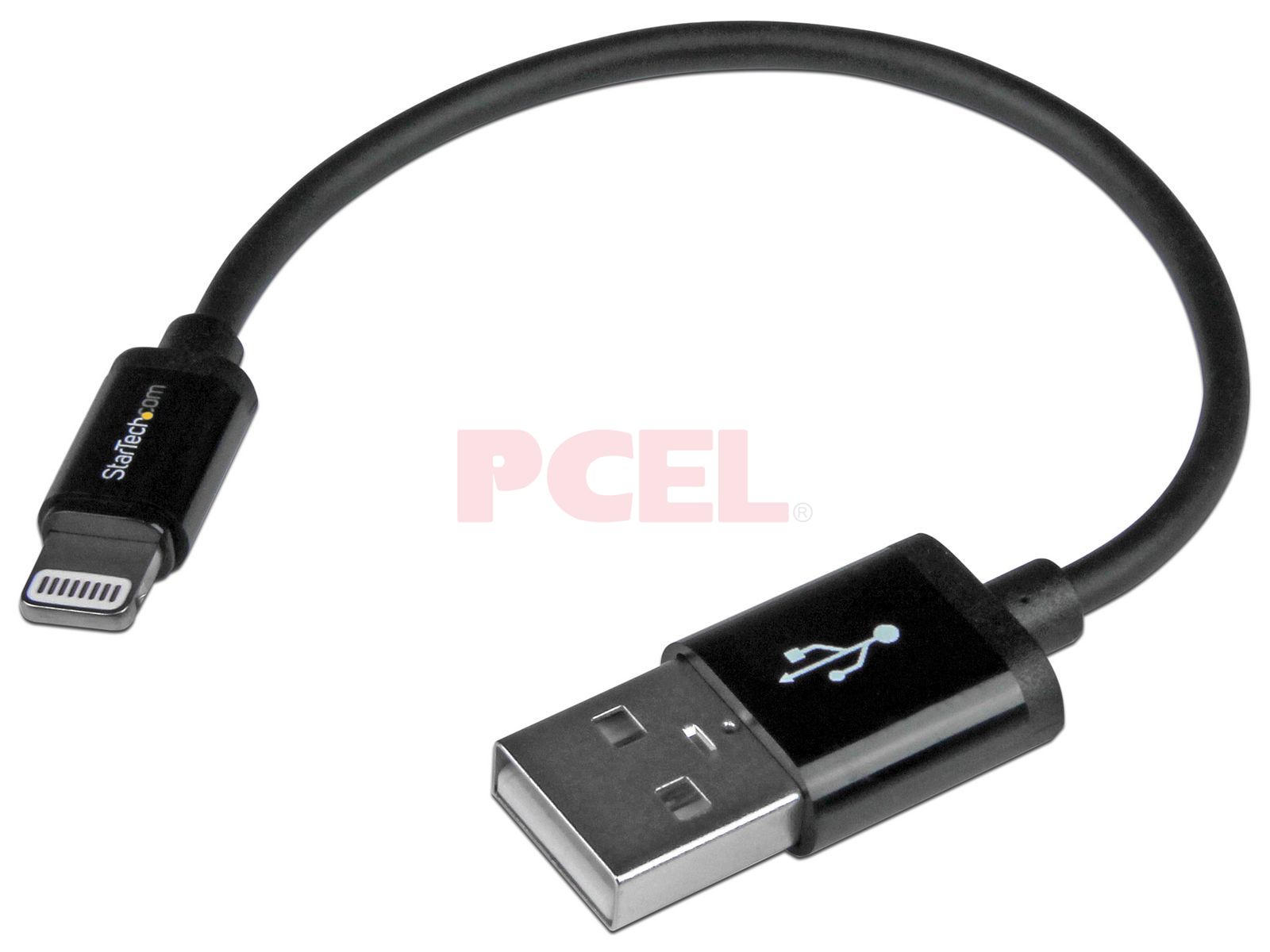 Cable 15cm Lightning 8 Pin a USB A 2.0 para Apple iPod iPhone iPad - Blanco
