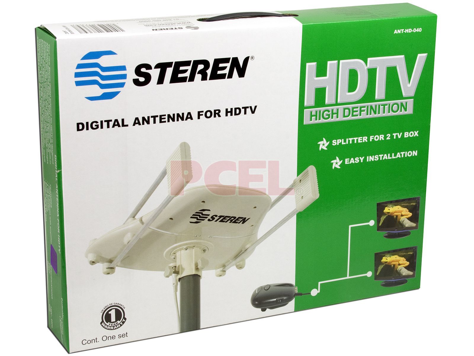 Antena aérea TDT HD Steren Xtreme de alta definición para DVB-T2 - Tecnopura
