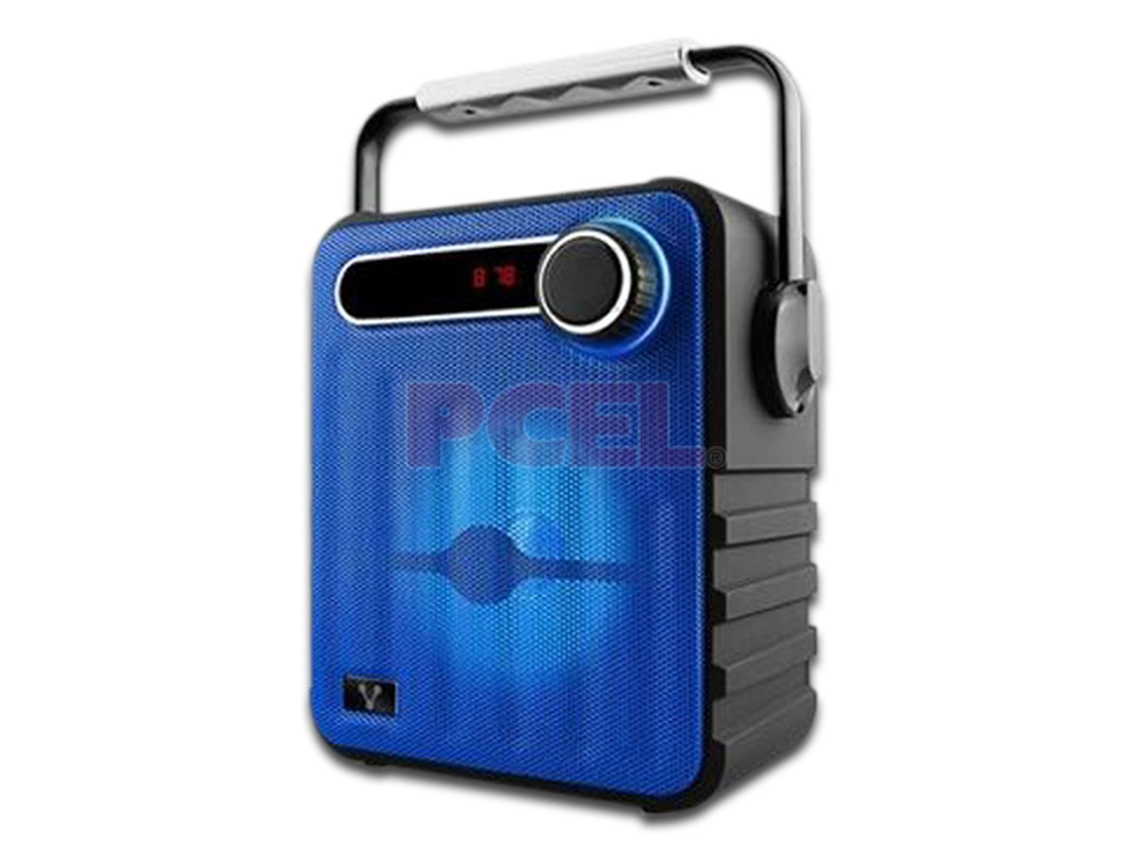 Bocina portátil recargable Vorago BSP-200, Bluetooth, 3.5mm. Color Azul.