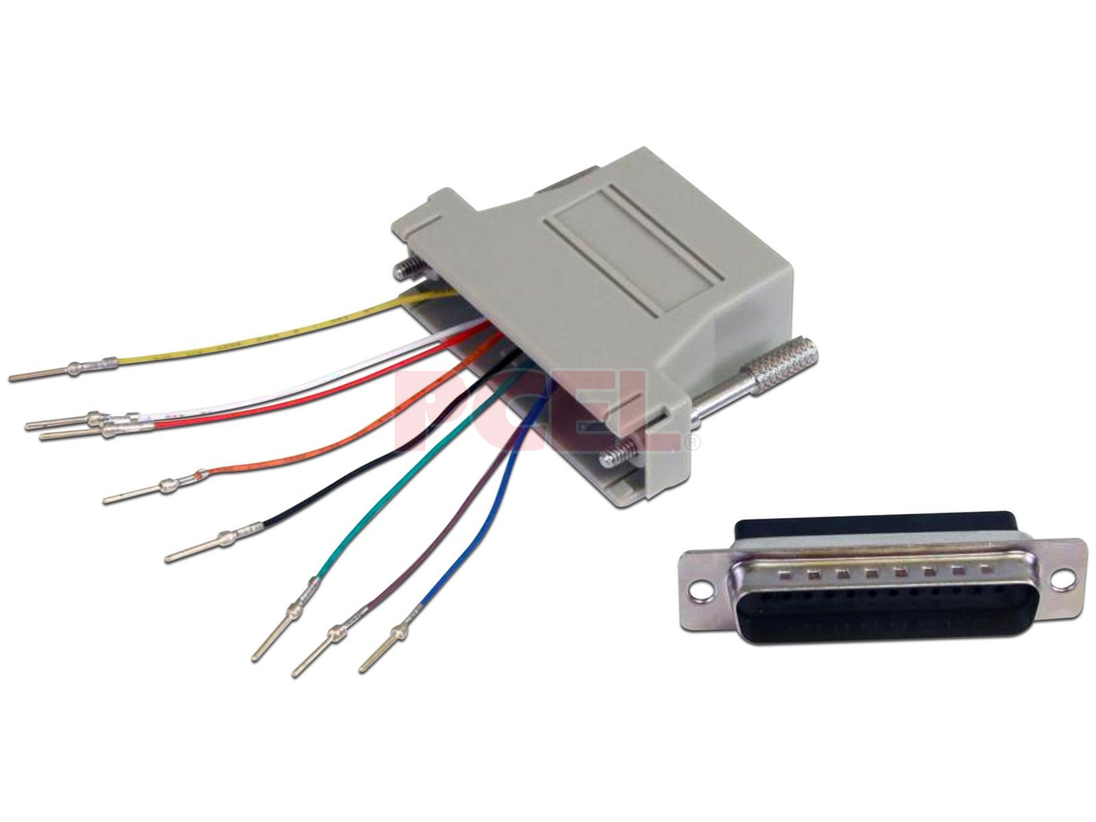2 X cambiador de género Belkin DB25 hembra a hembra. 