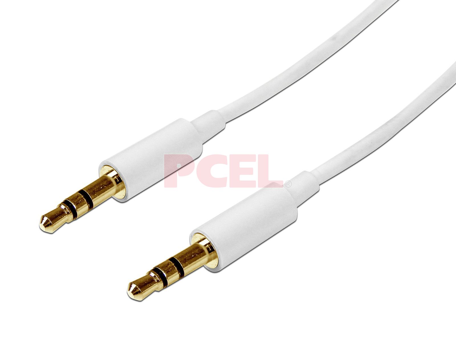 Delgado Pro 3,5 mm Conector Jack a Conector Jack Estéreo Audio Cable Cable Oro 3 m Negro 3 metros/3m 