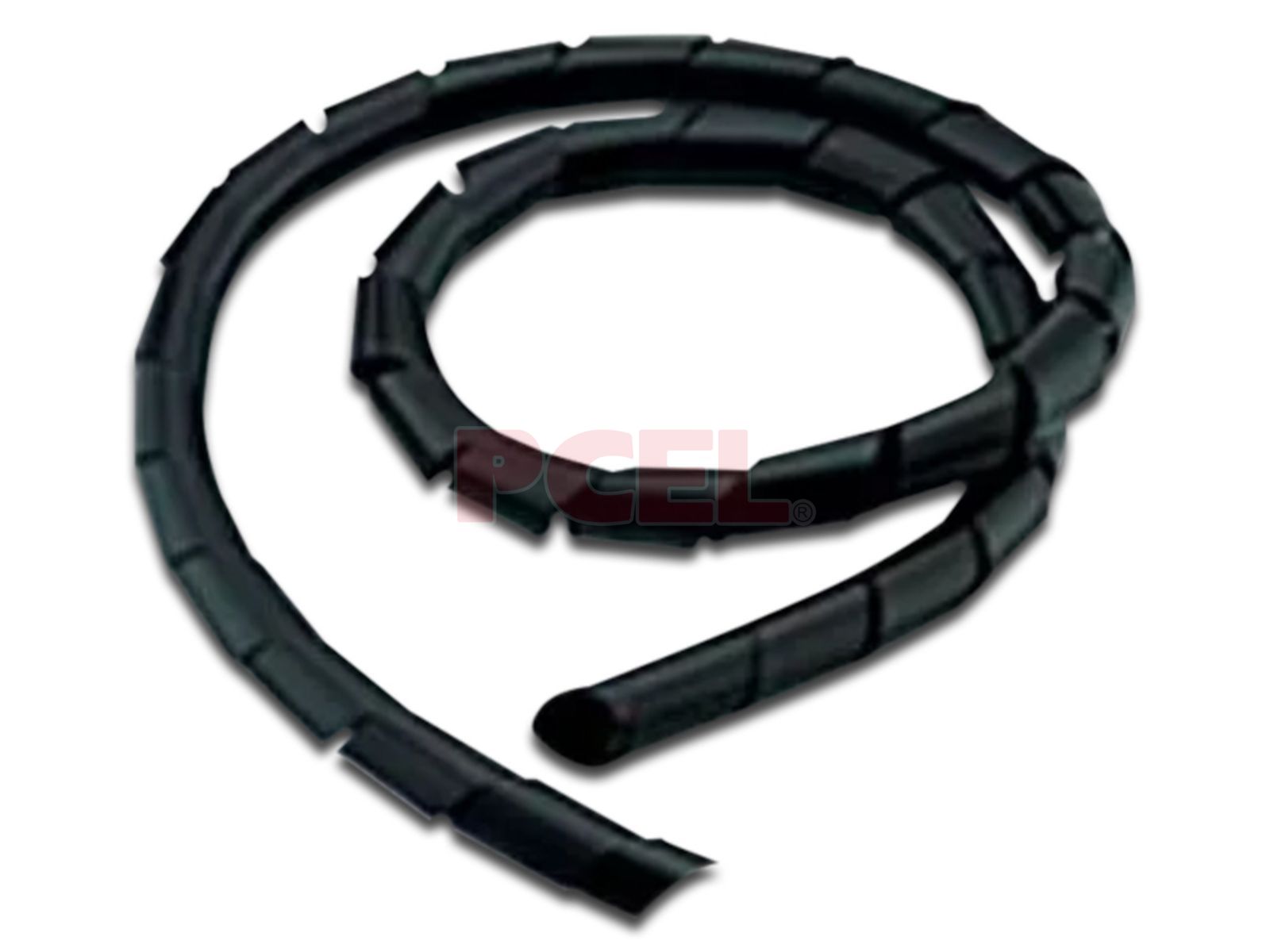 Longitud 10 m Purovi® Organizador de Cables en Espiral Diámetro 6-60 mm Negro 