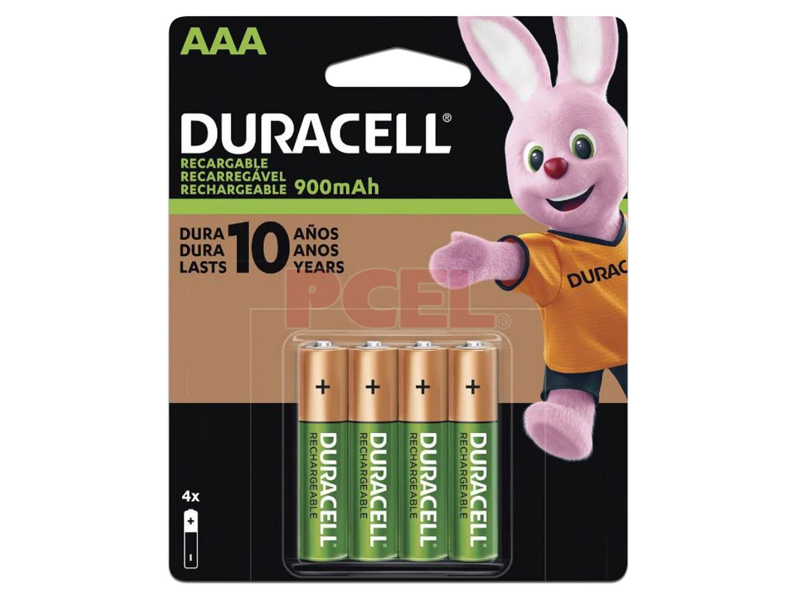Paquete Cargador Pilas Recargables Duracell AA AAA / Con 4 P – demayoreo