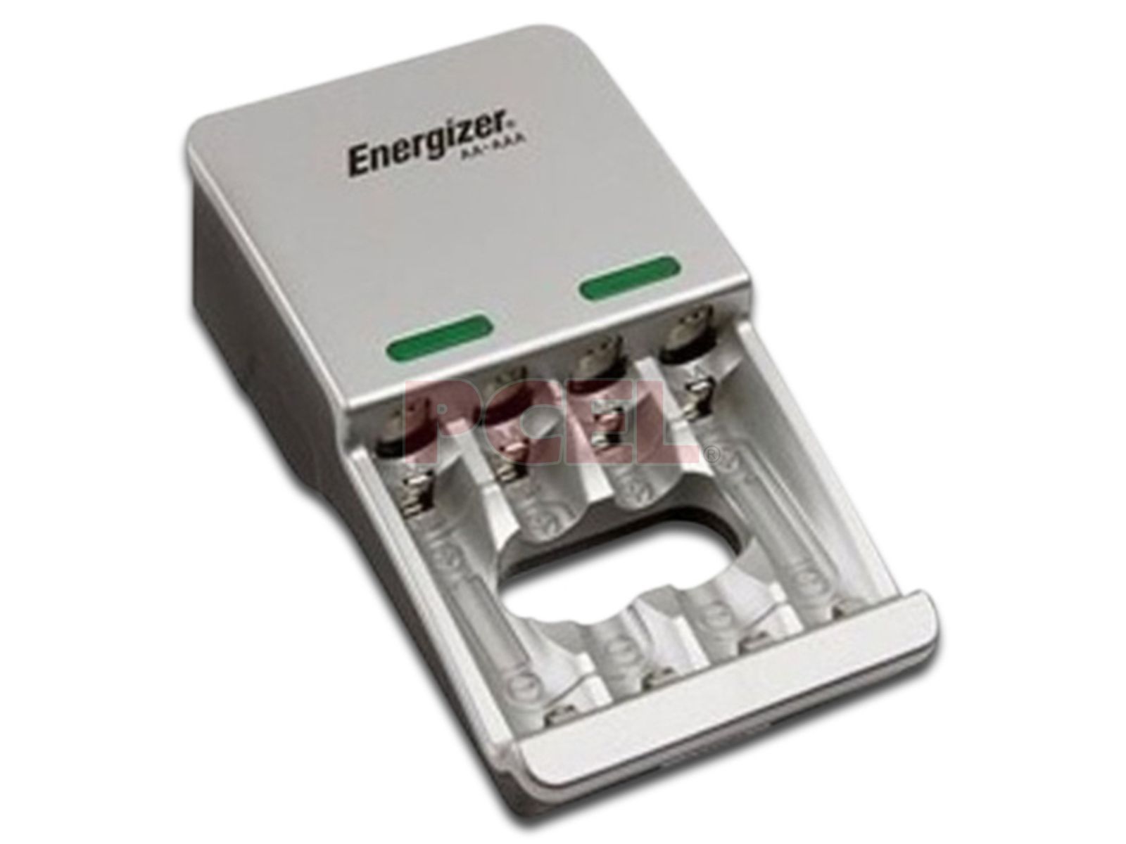 mensual Cuatro Igualmente Cargador Energizer para Baterías, soporta hasta 2 AA/AAA con 2 Baterías AA.