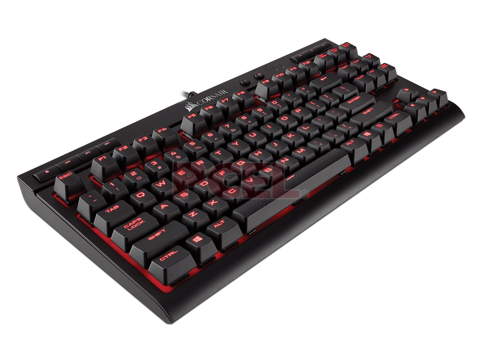 Corsair Teclado mecánico inalámbrico para juegos K63, retroiluminado LED  azul, rojo cereza MX - silencioso y lineal : Videojuegos 