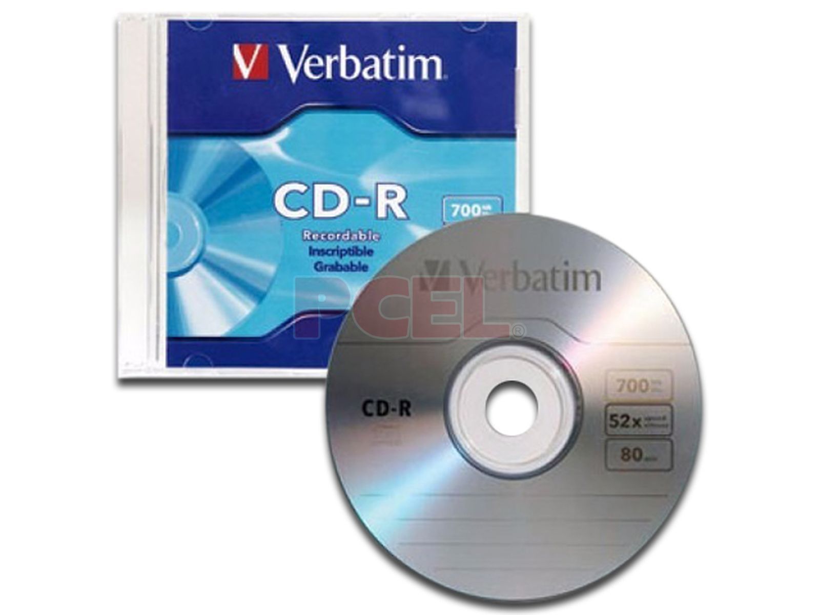 Pavimentación temporal Serena CD-R Verbatim de 700MB, 80Min., 52x, Caja Slim, 1 pieza.