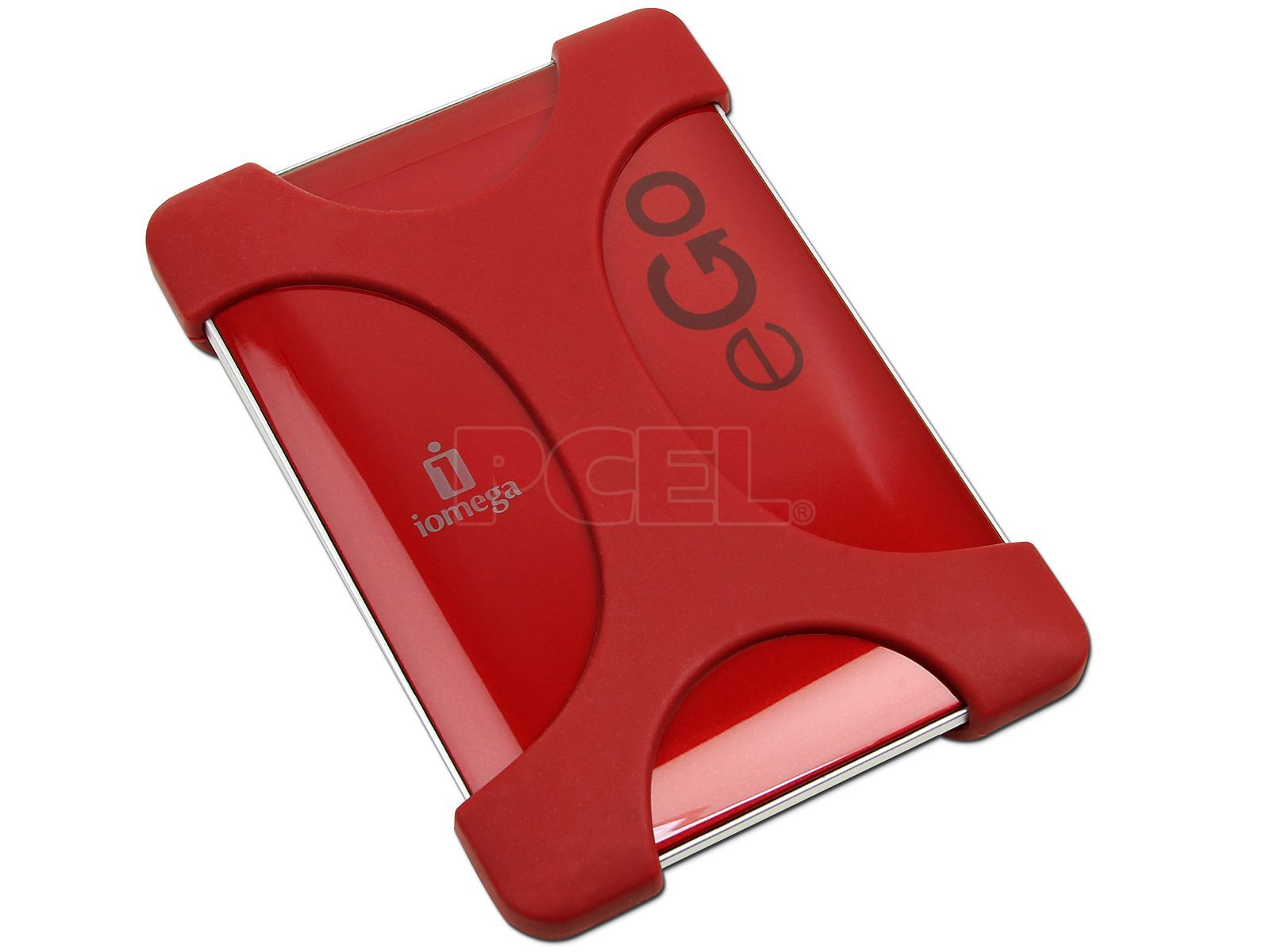 Disco Portable Iomega eGo de 500GB, Rojo