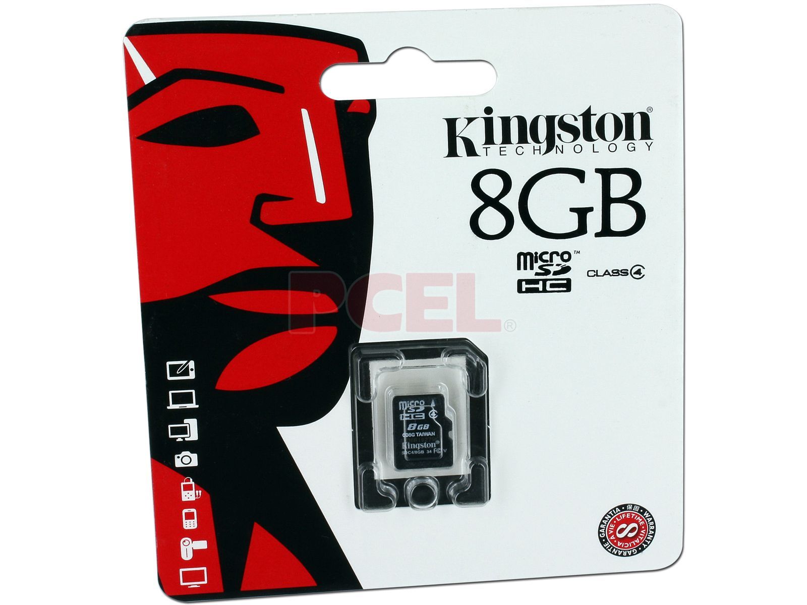 Memoria Kingston microSDHC de 8GB Clase