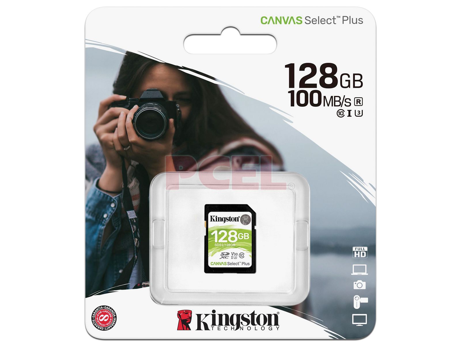 Memoria microSD de 128 GB Kingston, clase U1, V10, A1 S