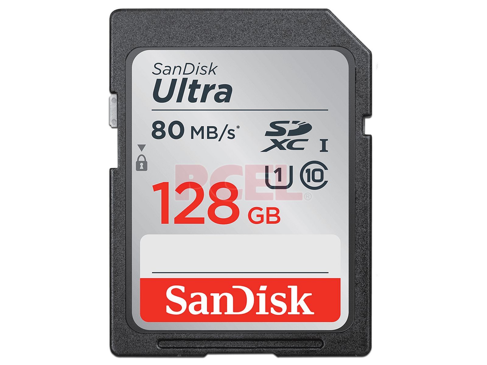 Memoria Sandisk Ultra SDXC UHS-I de 128GB, clase 10, Velocidad 100 MB/s.