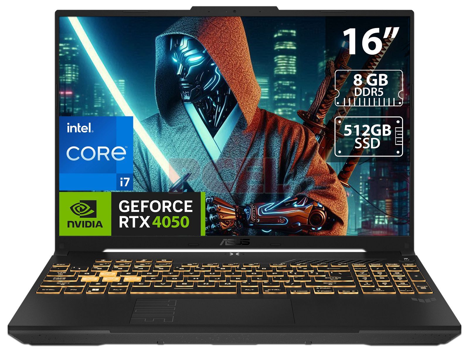 NB ASUS TUF GAMING F16 16 I7  W11H 8G 512 SSD 1YW TV GEFORCE - Lenovo