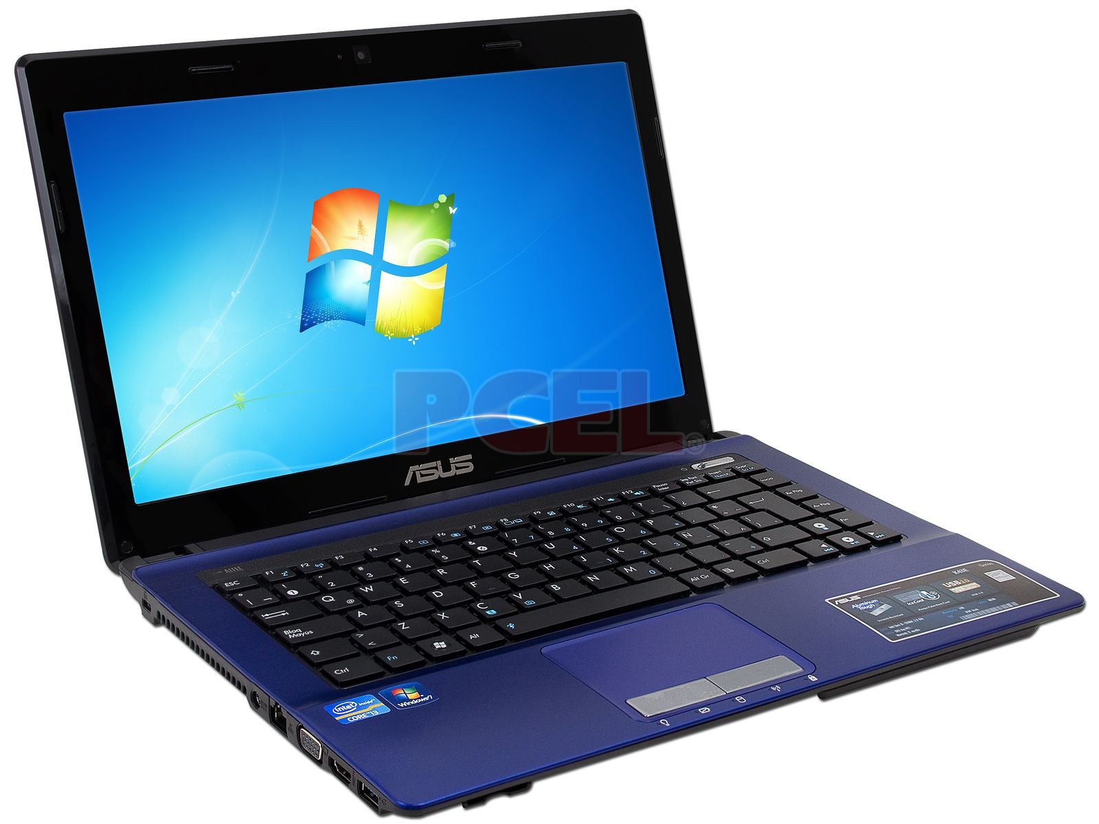 Calm upside down systematic Laptop Asus K43E-MS1: Procesador Intel Core i3-2350M (2.3 GHz), Memoria de  4 GB DDR3, Disco Duro de 500 GB, Pantalla LED de 14", Video Intel HD  Graphics 3000, DVD±R/RW DL, Red 802.11b/g/n,