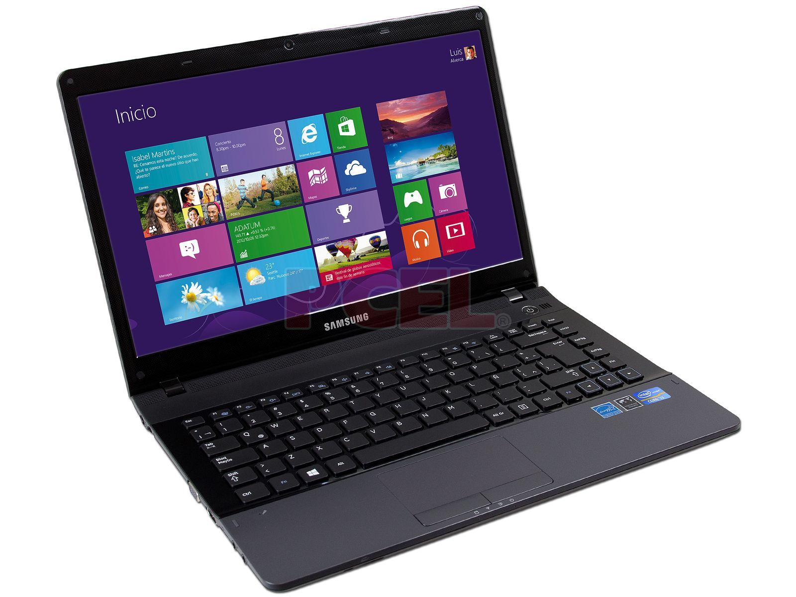 Laptop Samsung NP300E4C-A0TMX: Procesador Intel Core i3-3110M ( GHz) 3ra  Generación, Memoria de 4 GB DDR3, Disco Duro de 500 GB, Pantalla HD LED de  14