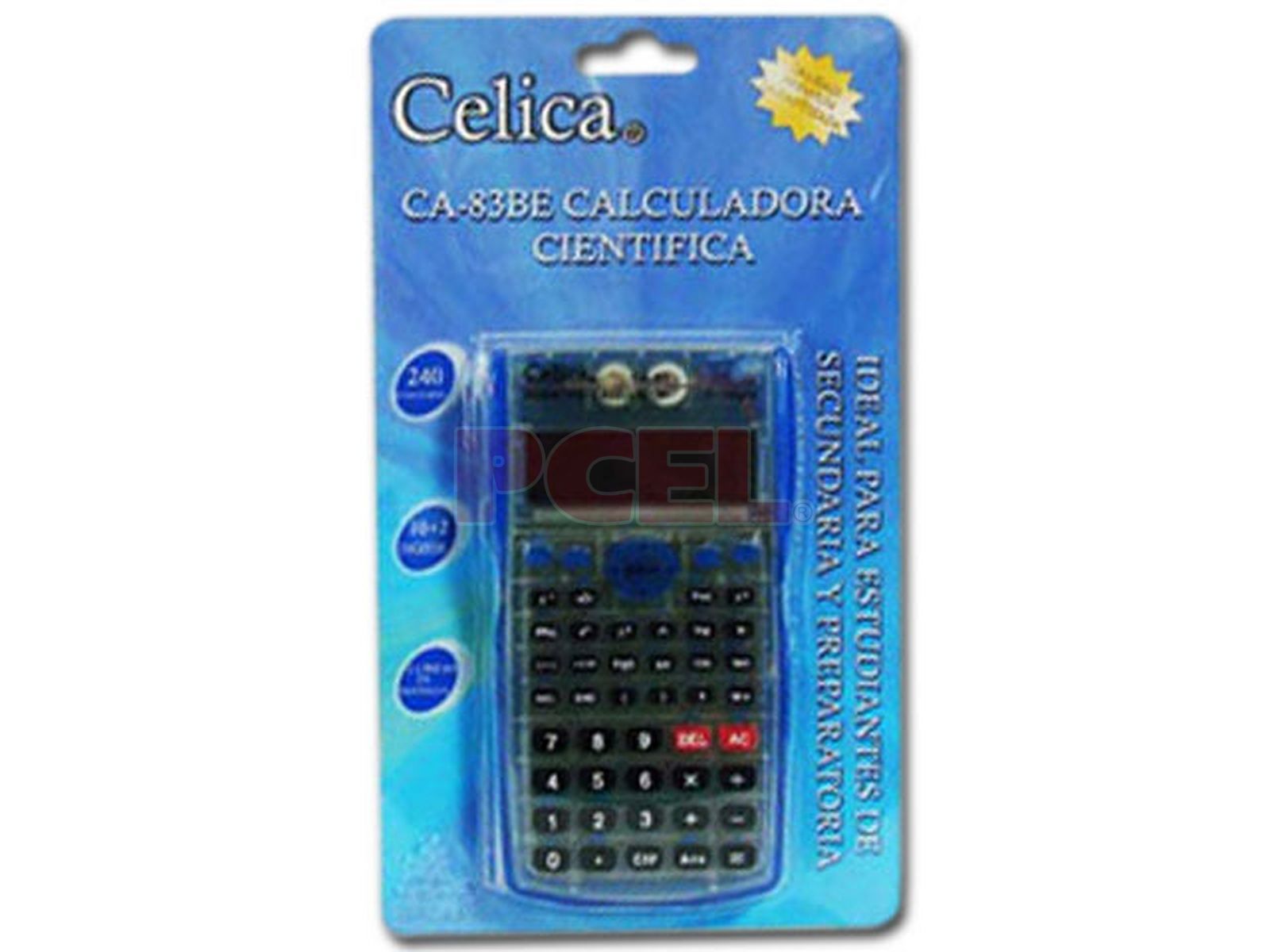 haga turismo atlántico Fantasía Calculadora Científica Celica Azul, 240 funciones, 10+2 digitos y display  de 2 líneas.
