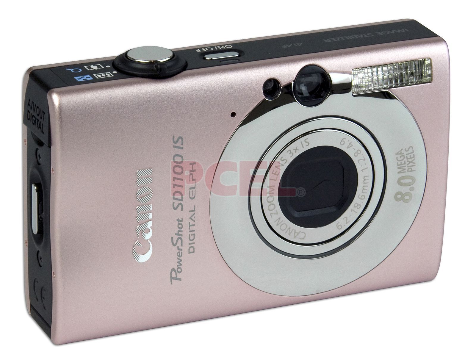  Canon PowerShot SD1100IS Cámara digital de 8MP con zoom  estabilizado de imagen óptica 3x (plateado) : Electrónica