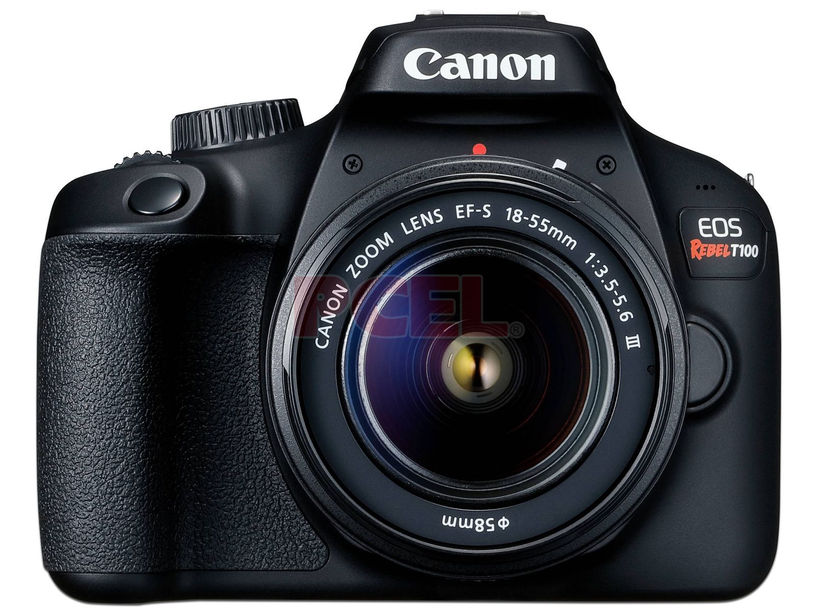 Cámara Fotográfica Digital Canon Rebel T100, 18 MP, Video Full HD, Wi-Fi. lente 18-55 mm.