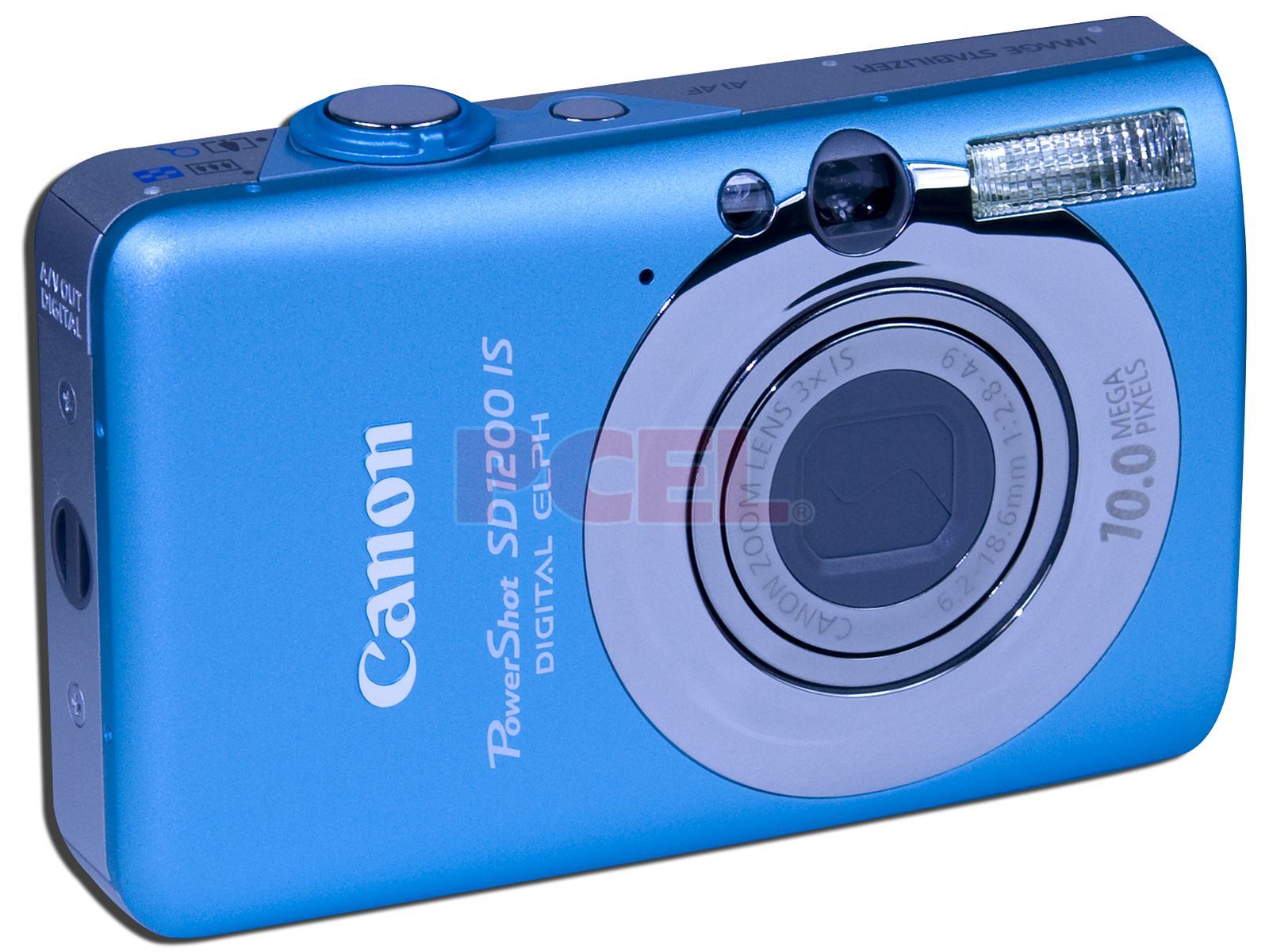  Canon Cámara digital PowerShot SD1200IS 10MP con zoom óptico  estabilizado 3x y pantalla LCD de 2.5 pulgadas : Electrónica