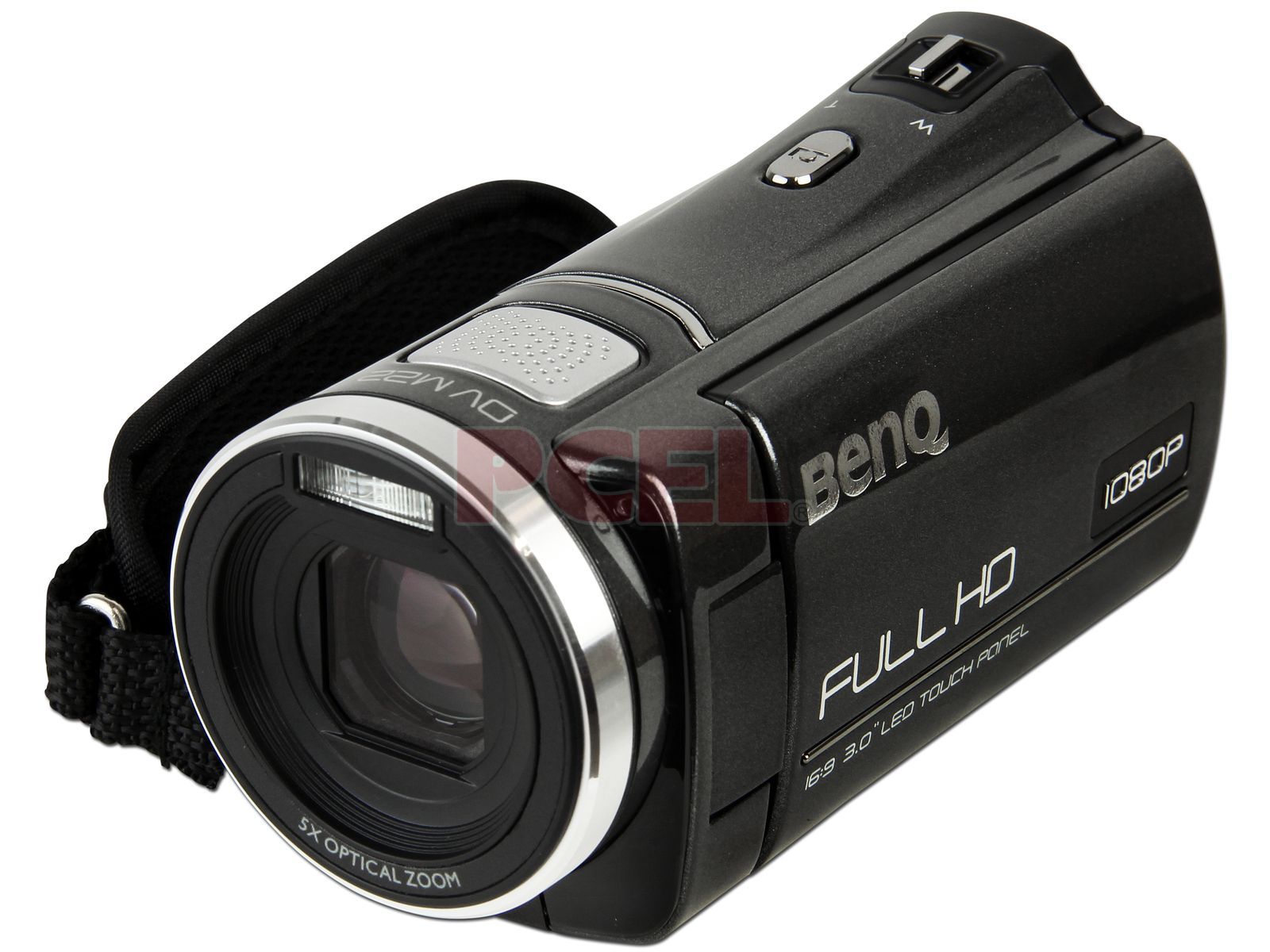 Cámara Video 1080P Full HD BenQ DV M22, Pantalla Touch de 3", Zoom Óptico 5x, graba Memorias SDHC. Color Gris.