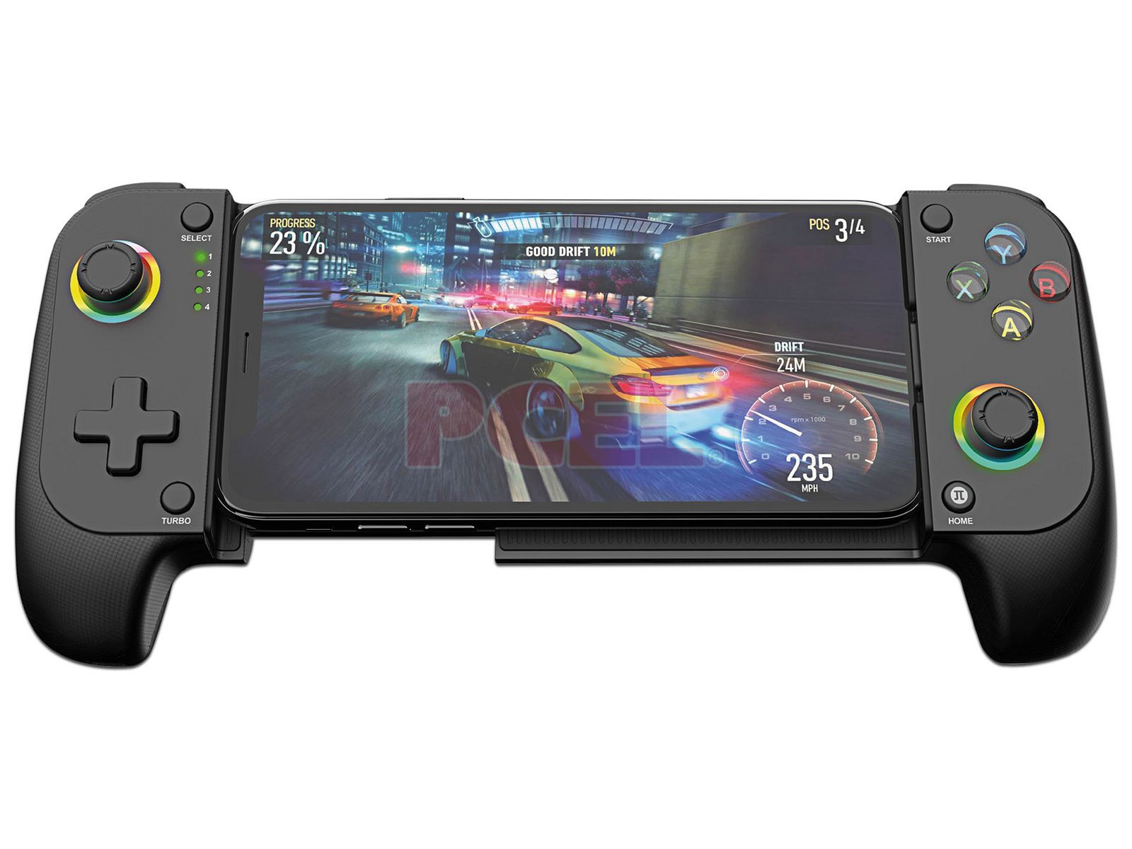 Control para juegos Primus Gaming VICTOR01BT, Bluetooth, Para Celulares, Color Negro.