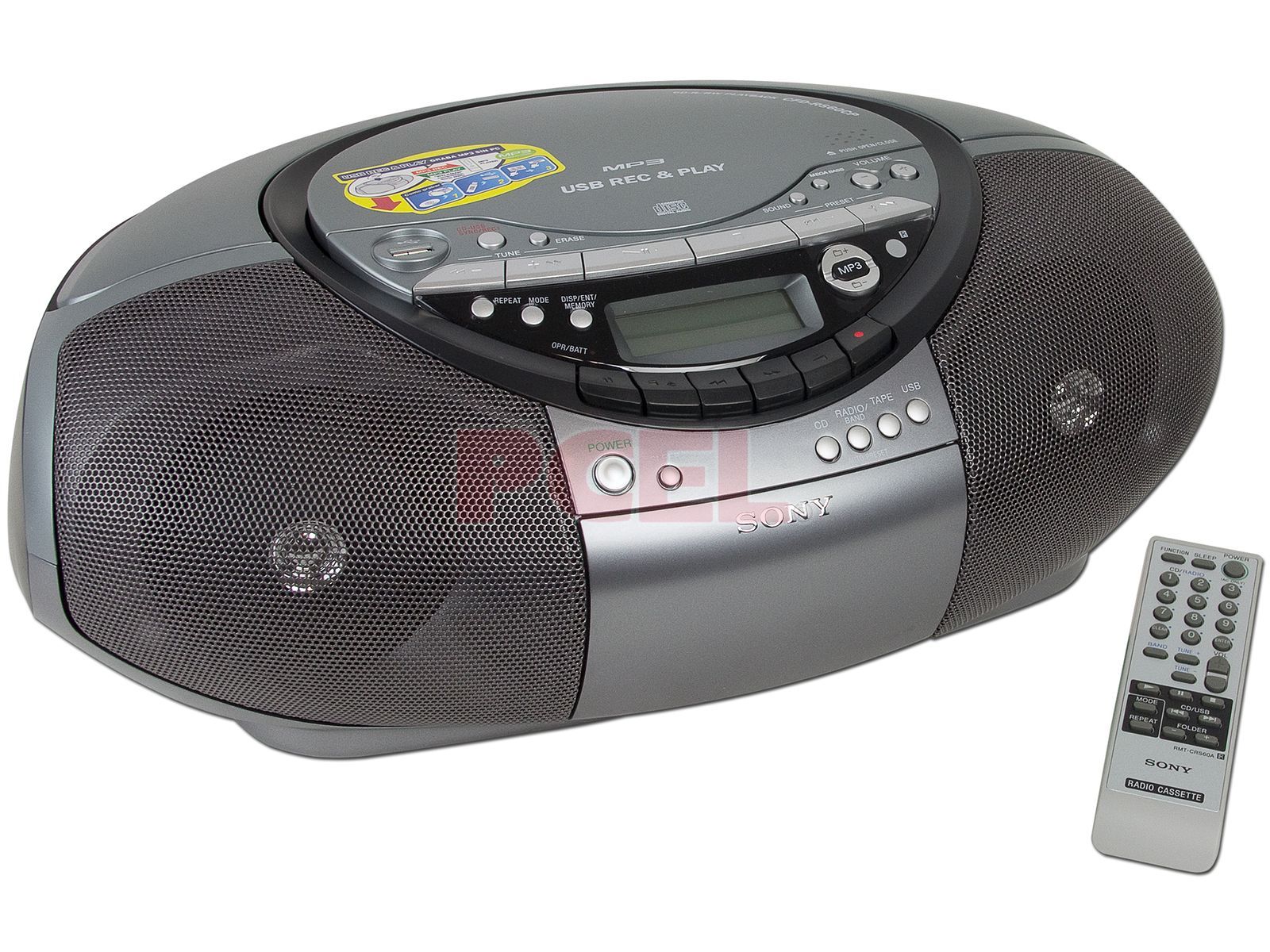 Aburrir Molestar digestión Radiograbadora Sony CFD-RS60CP con reproductor de CD, Casete y USB.