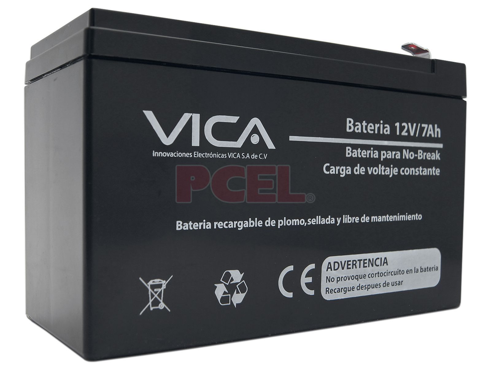 Batería de reemplazo VICA 12V 7Ah Compatible con cualquier marca