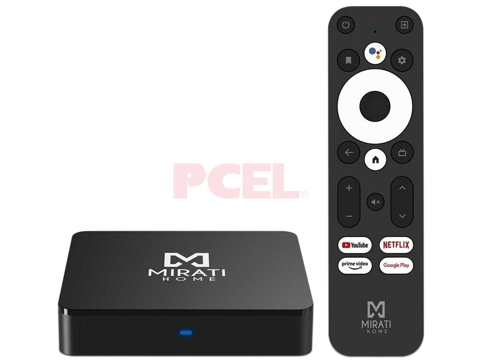 MIRATI Smart Tv Box Android Tv 10 Certificado Control Por Voz Full Hd 1GB  Ram 8GB Alm. Bluetooth Wifi HDMI Fácil instalación FullHD usb 2.0