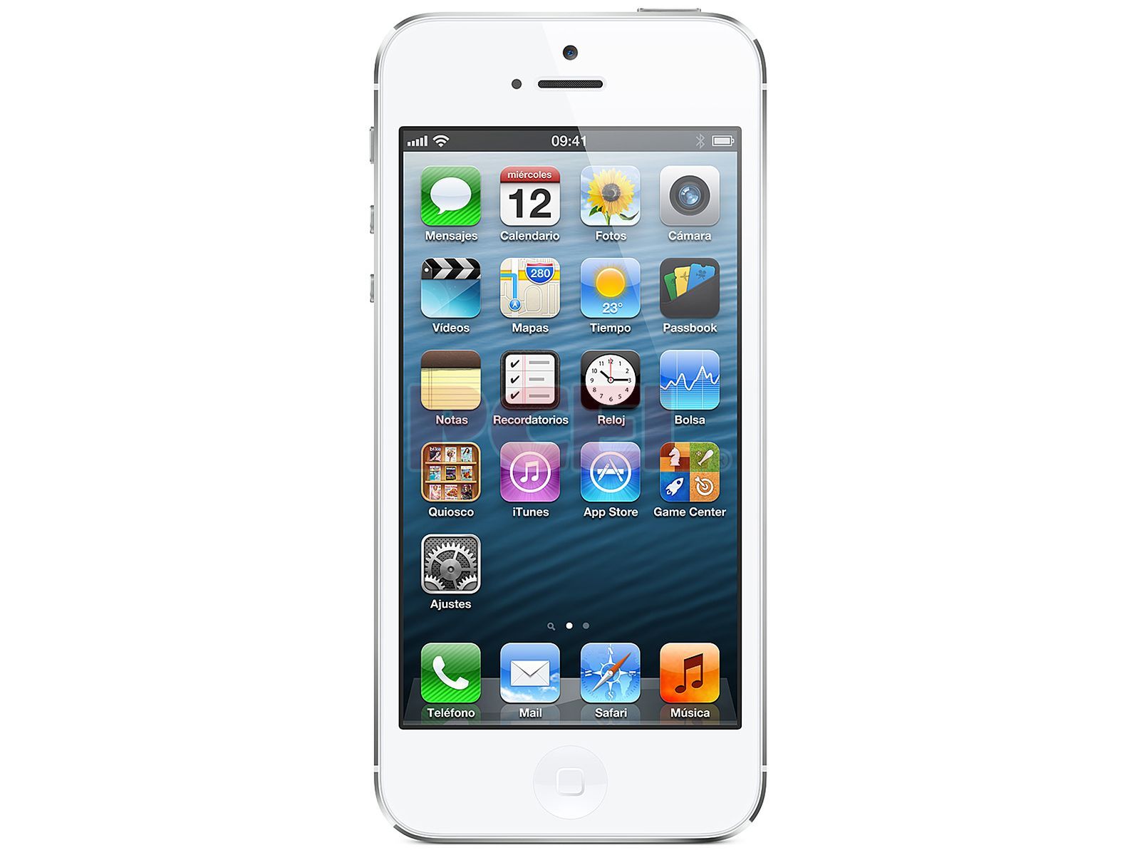 iPhone 5 de 16 GB, (GSM) Desbloqueado. Color Blanco y plata.