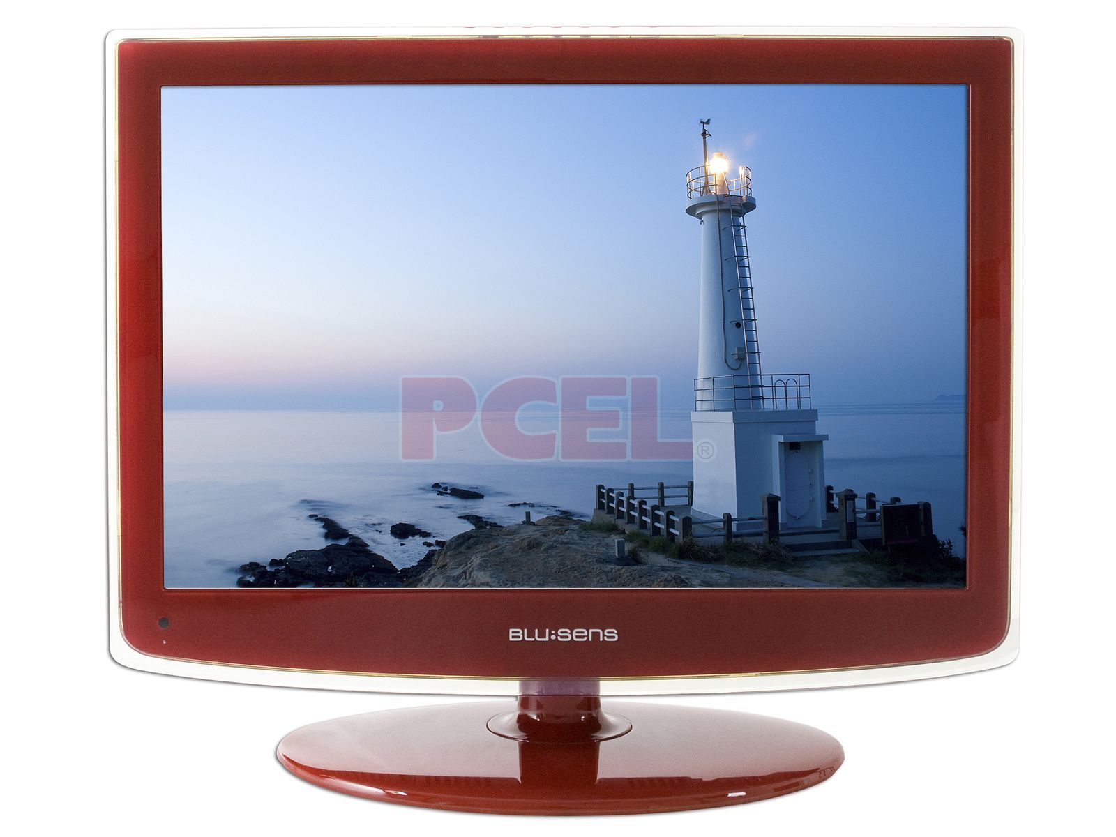 Televisión Blusens LCD 22 FullHD, Roja con DVD integrado, HDMI