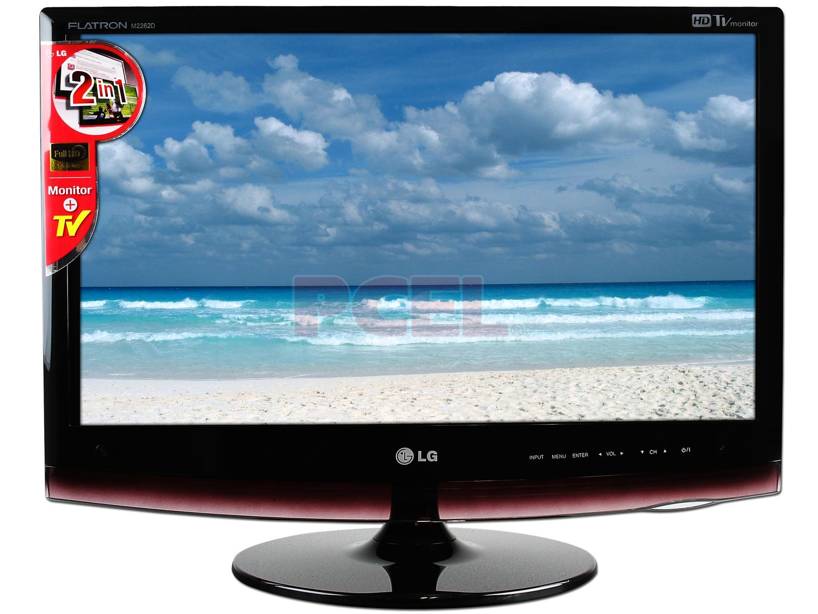 Televisión LCD LG FLATRON de 22 HDTV.