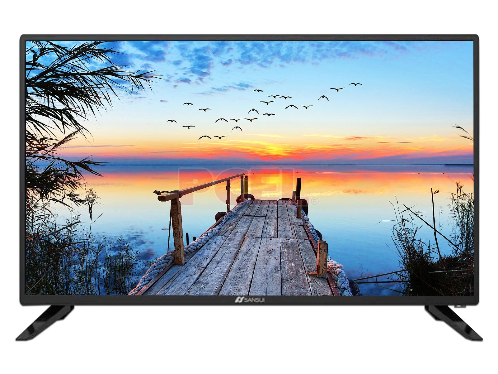 Smart TV SANSUI LED de 32, Resolución 1366 x 768, 2 HDMI, 1 USB, Color  Negro.