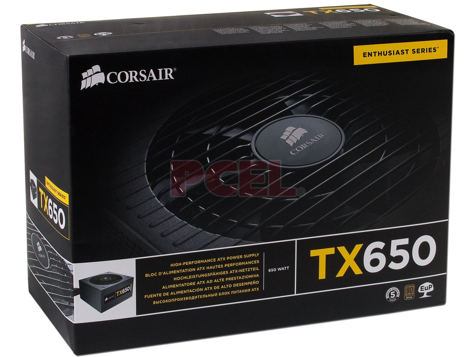 Fuente de alimentación Corsair 650W TX650M 80 Plus Gold modular