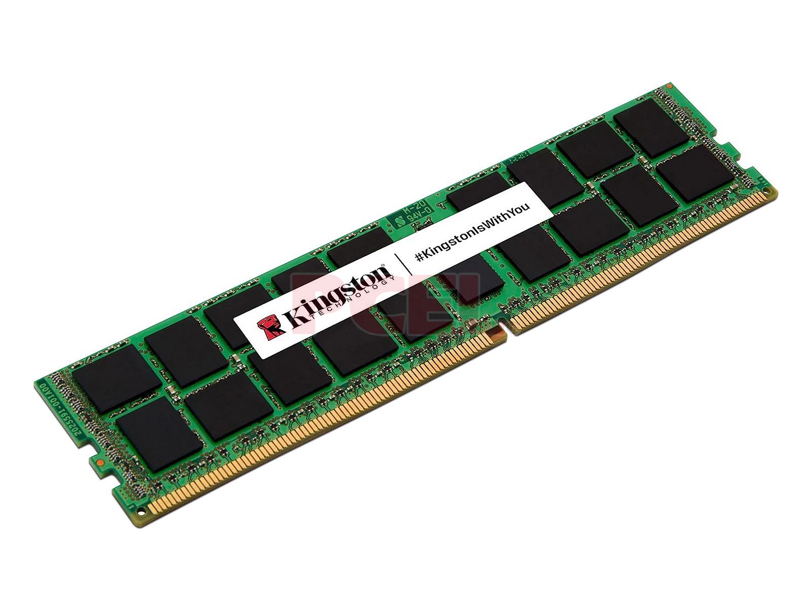 Memoria DIMM Kingston DDR4, PC4-25600 (3200MHz), CL22, 32GB, ECC.