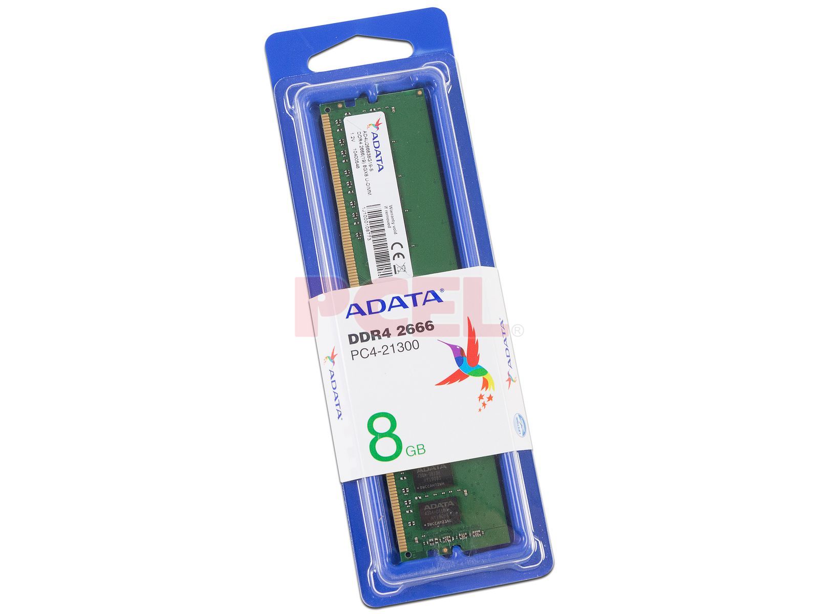Amado reservorio para mi Memoria UDIMM ADATA Premier DDR4 PC4-21300(2666MHz), CL19, 8GB.