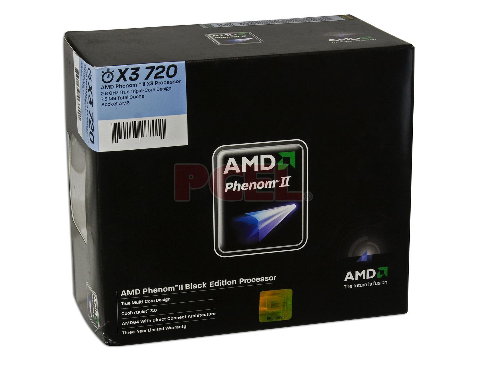 Procesador AMD Phenom II X3 720 Black Edition, 2.8GHz, Cache L2