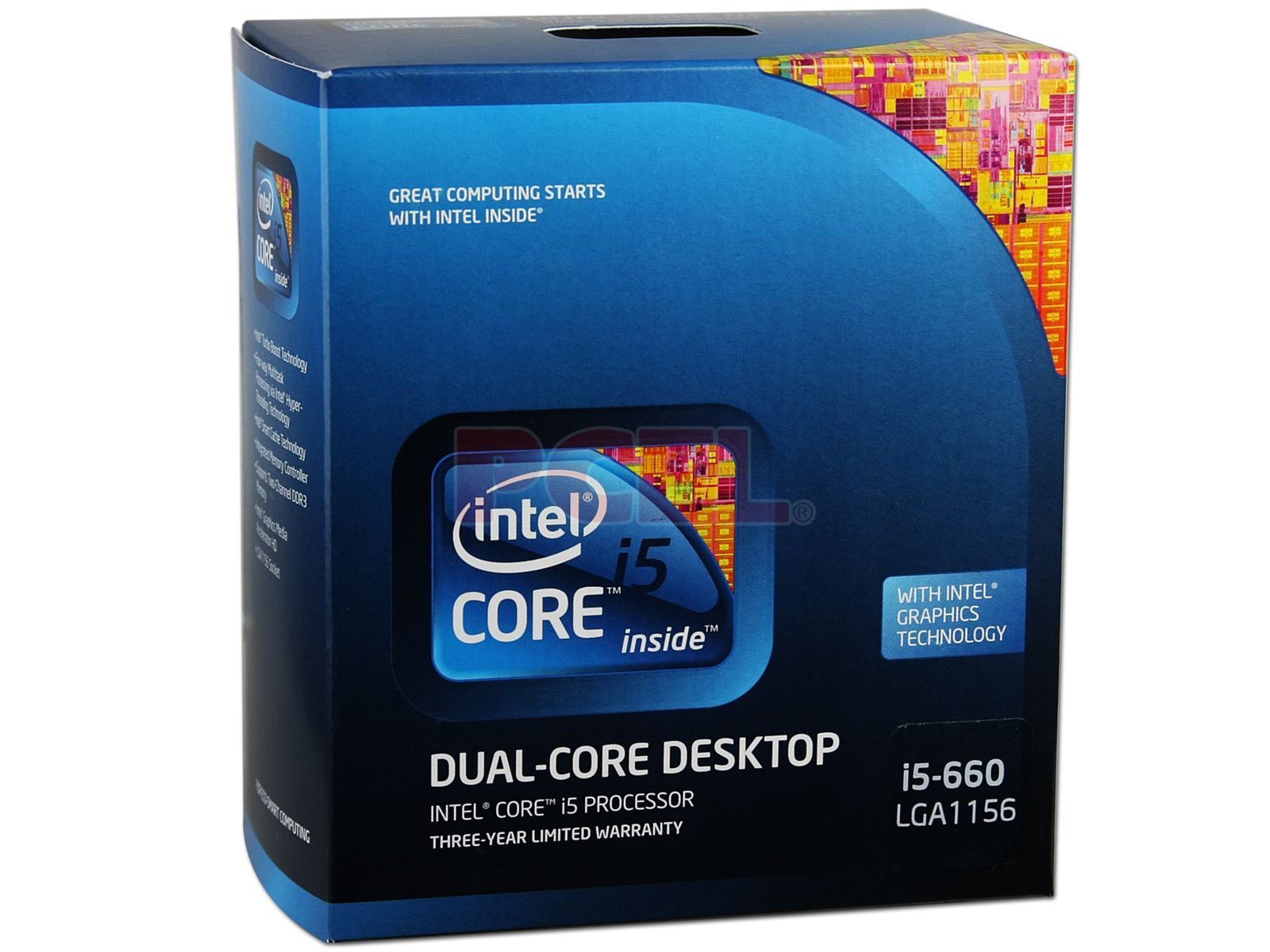 Procesador Intel Core I5 660 A 3 33 Ghz Con Intel Hd Graphics Socket 1156 L3 Cache 4mb Dual Core 32nm