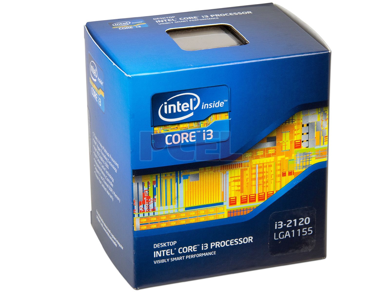 Procesador Intel Core i3 2120 a  GHz con Intel HD Graphics 2000, Socket  1155, L3 Caché 3MB, Dual-Core, 32nm