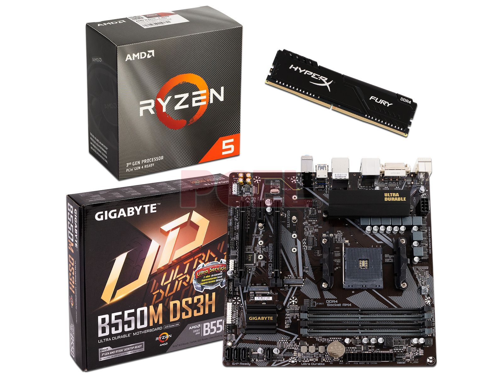 Kit de actualizaci n con Procesador AMD Ryzen 5 3600 de Tercera