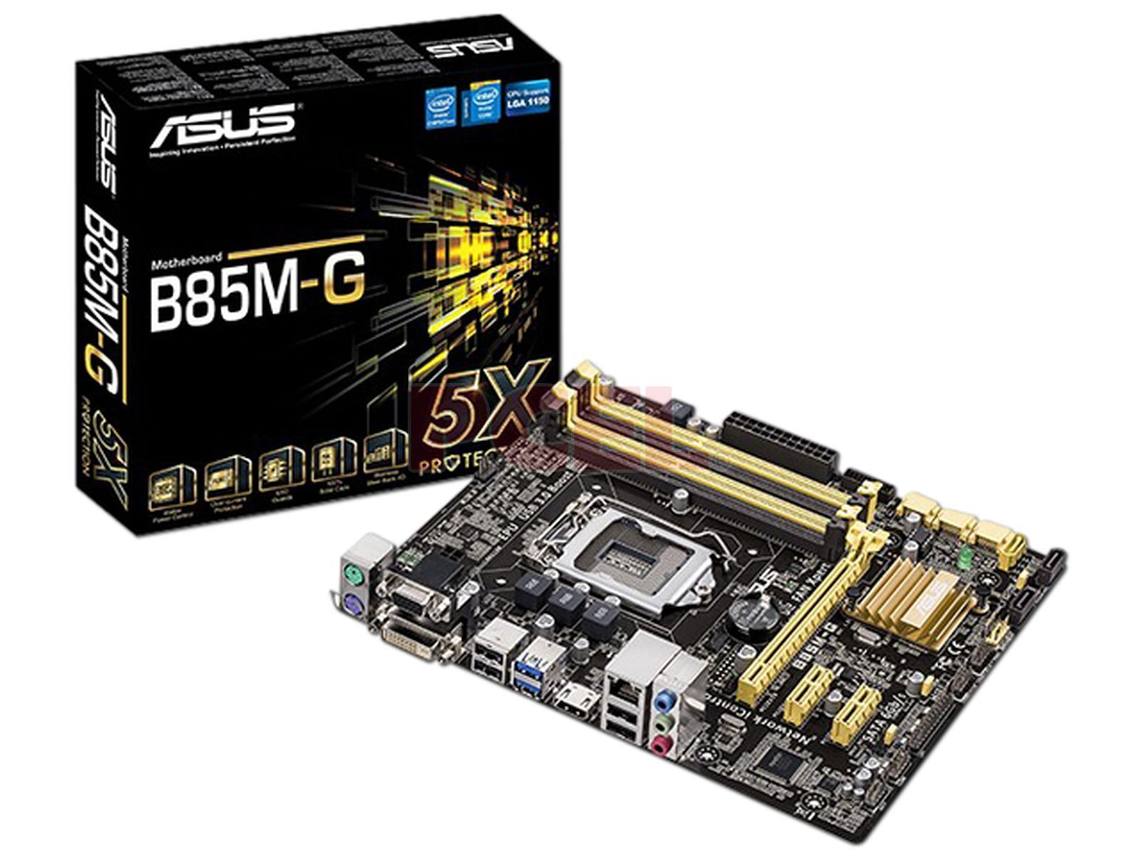 Asus MB B85M-G R2.0, Socket 1150, Support i7/i5/i3, Ram Ddr3 Max