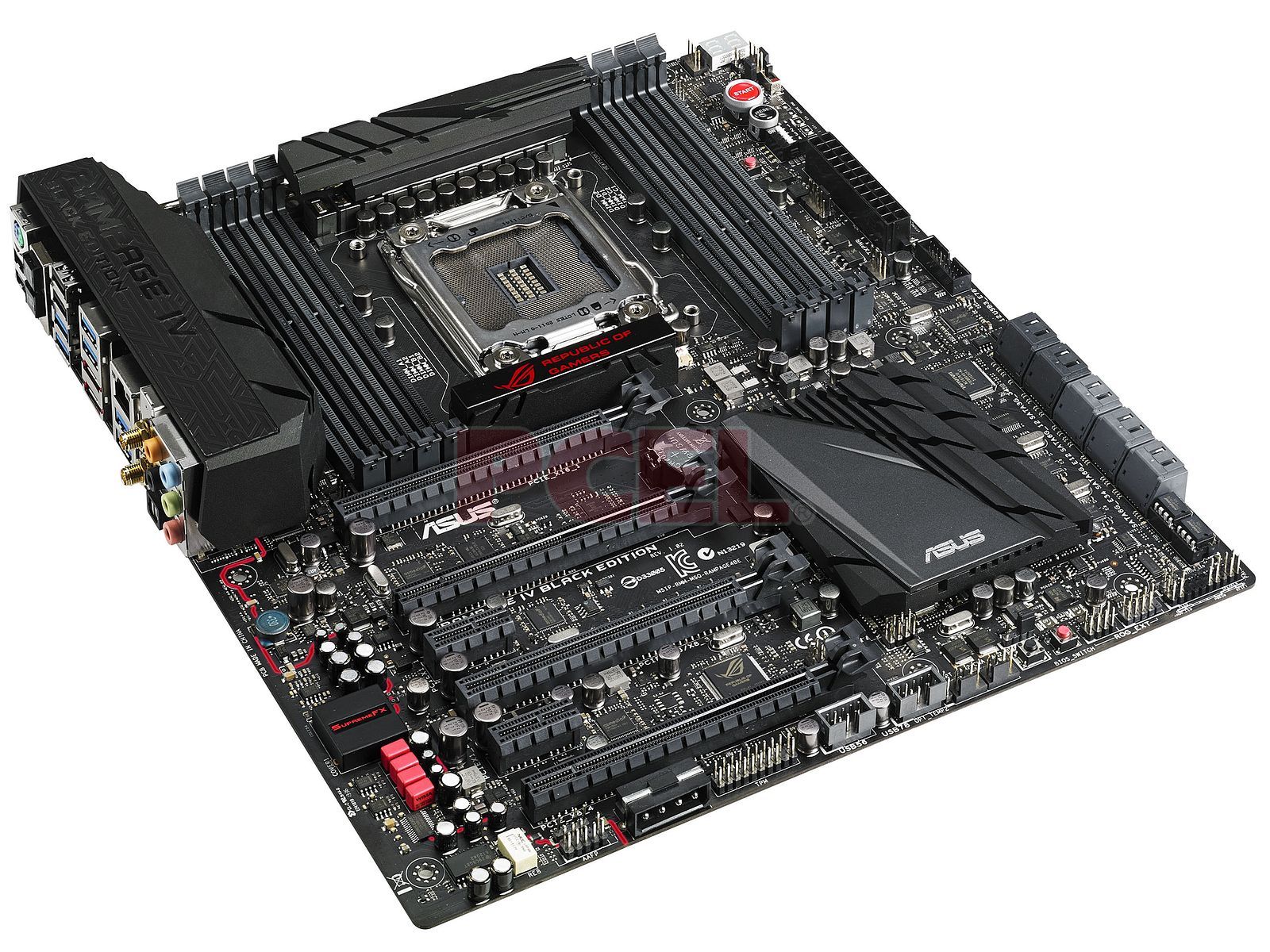 T. Madre ASUS Rampage IV Black Edition, ChipSet Intel X79, Soporta