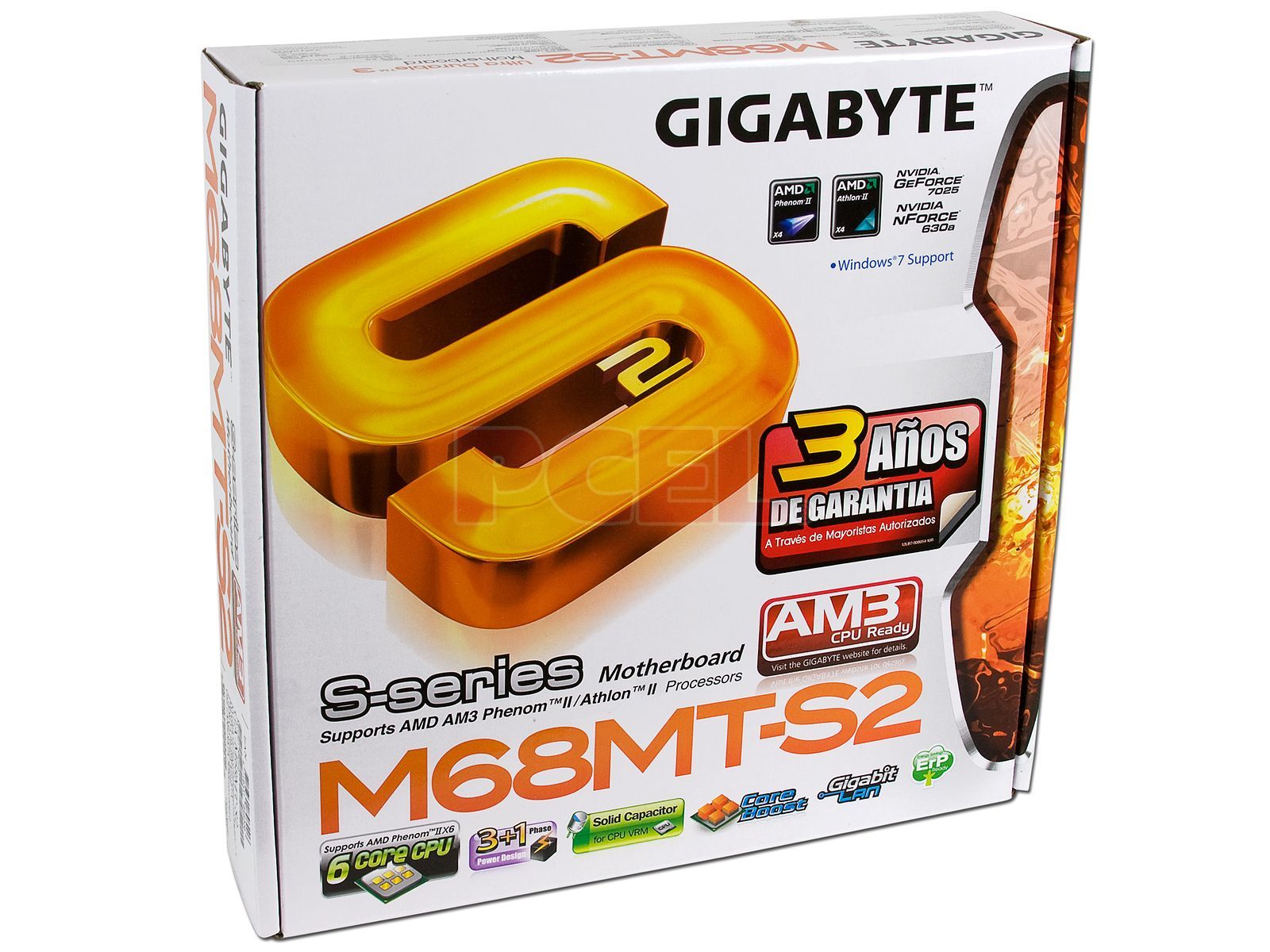 T. Madre Gigabyte GA-M68MT-S2, ChipSet Nvidia GeForce 7025