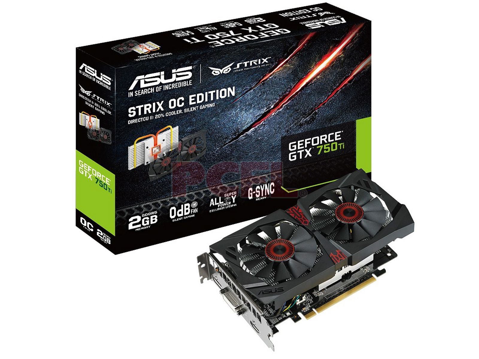 Tarjeta de Video ASUS NVIDIA GeForce GTX 750 Ti Strix OC Edition